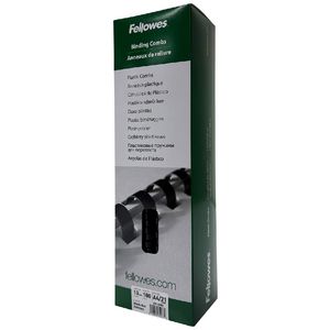 Fellowes Binding Combs 21 Loop 10mm Black 100 Pack