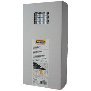 Fellowes Binding Combs 21 Loop 12mm White 100 Pack