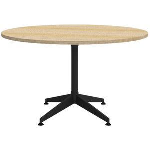 Rapidline Typhoon Round Table 1200mm Oak and Black