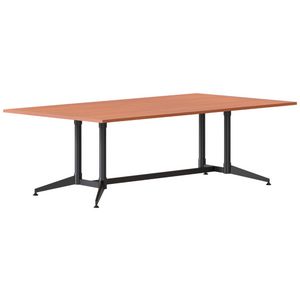 Rapidline Typhoon Boardroom Table 2400mm Cherry and Black