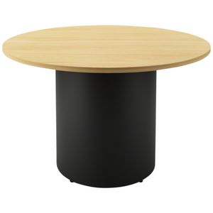 Rapidline Drum Table 1200mm Oak and Black