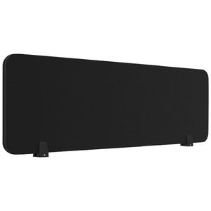 Furnx Eco Panel Screen Desk Mount 1190 x 400 mm Black/Black