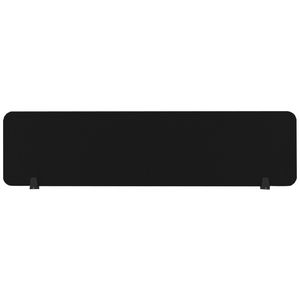 Furnx Eco Panel Screen Desk Mount 1490 x 400 mm Black/Black