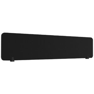 Furnx Eco Panel Screen Desk Mount 1790 x 400 mm Black/Black