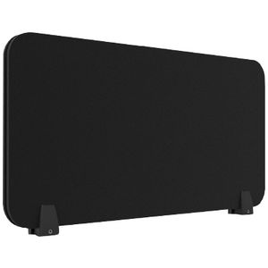 Furnx Eco Panel Screen Desk Mount 740 x 400 mm Black/Black