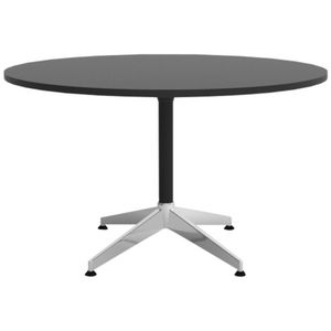 Rapidline Typhoon Round Table 1200mm Black with Chrome Feet