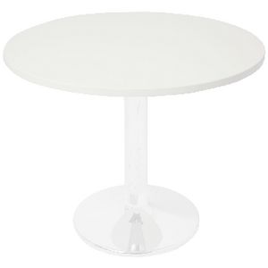 Rapidline Disc Base Round Table 900mm White
