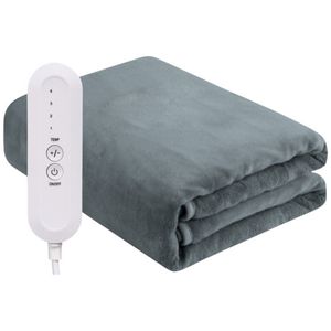 Goldair Heated Throw Blanket Grey
