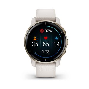 Garmin Venu 2 Plus GPS Smartwatch Cream and Ivory | Officeworks