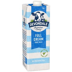 Devondale Full Cream UHT Milk 1L