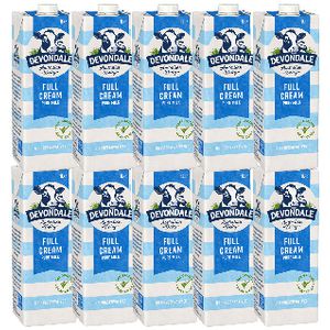 Devondale Full Cream UHT Milk 1L 10 Pack