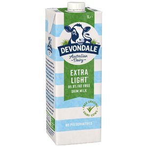 Devondale UHT Skim Milk 1L
