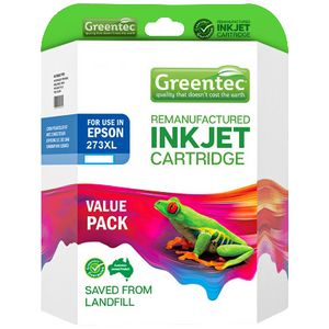 Greentec Epson 273XL Ink Cartridge Black and Colour 6 Pack