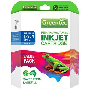 Greentec Epson Ink Cartridges 29XL 4 Value Pack
