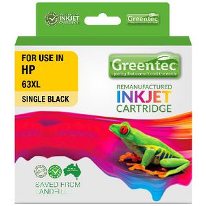 Greentec HP Ink Cartridge 63XL Black
