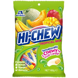 Hi Chew Individually Wrapped Candy Tropical 100 g