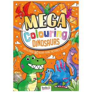 Mega Colouring Book Dinosaurs 90 Pages