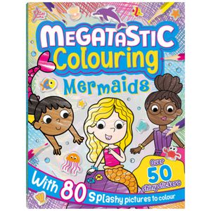 Megatastic Colouring Book Mermaids 80 Pages