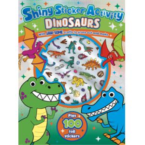Puffy Sticker Activity Book Shiny Dinosaurs