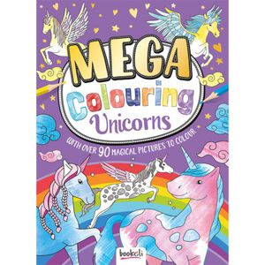 Mega Colouring Book Unicorns 90 Pages