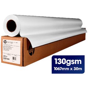 HP Heavyweight 130gsm Coated Paper 1067mm x 30m