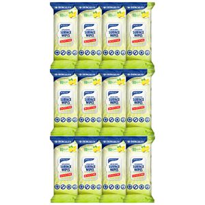 Hercules Antibacterial Wipes 12 x 80 Pack Lemon