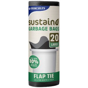 Hercules  Garbage Bags Large 56L 20 Pack