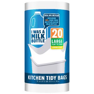 I was a Milk Bottle Kitchen Tidy Bags Large 20 Pack