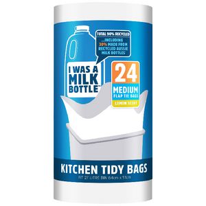 I was a Milk Bottle Kitchen Tidy Bags Medium 24 Pack