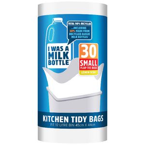 I was a Milk Bottle Kitchen Tidy Bags Small 30 Pack
