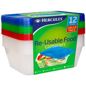 Hercules Takeaway Containers 12 Pack