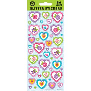 Artwrap FSC Sticker Sheet Hearts