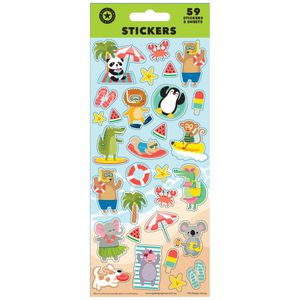 Artwrap Sticker Sheet Beach Friends