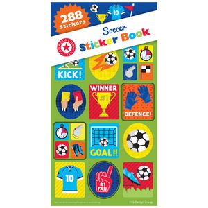 Artwrap Sticker Book Soccer 12 Sheets