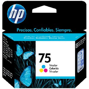 HP 75 Tri Colour Ink Cartridge