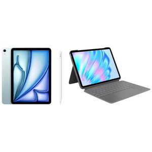 iPad Air M4 128GB w/ Logi Keyboard Folio & Apple Pencil Prple