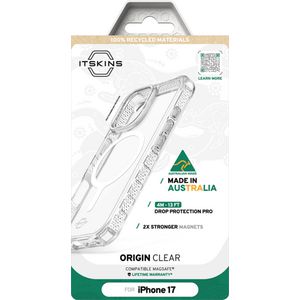 Itskins Made in Australia Magsafe Case iPhone 17 Clear