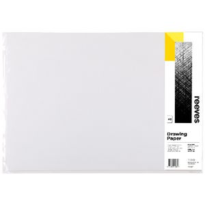 Reeves A2 Drawing Paper Pack 135gsm 20 Sheets