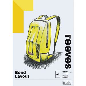 Reeves Bond Layout Pad 70gsm 50 Sheets A3