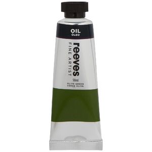 Reeves Oil Paint 50mL Olive Green