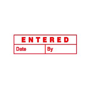Deskmate Entered Pre-Inked Office Stamp
