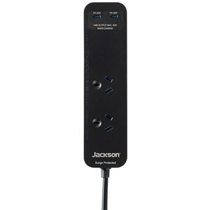 Jackson Rapid Charge 30W USB-C Compact Powerboard Black
