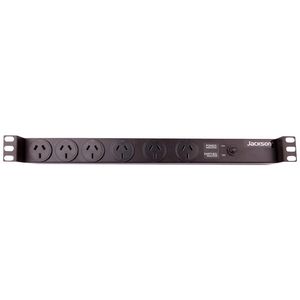Jackson 6 Outlet Rackmount Powerboard Black