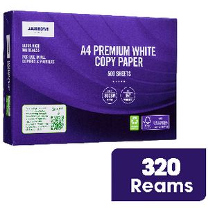 J.Burrows 80gsm Premium Copy Paper 320 Reams
