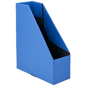 J.Burrows Collapsible Magazine File Blue