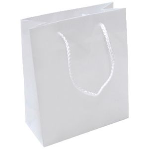 J.Burrows Carry Bags Small White Glossy 120 Pack