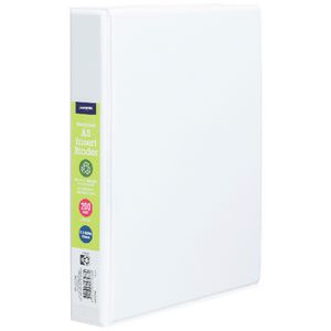 J.Burrows Insert Binder A5 2 D-Ring 25mm White