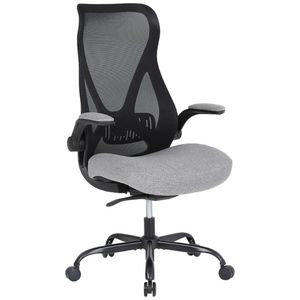 J.Burrows Kingston Ergonomic Fabric Chair Grey