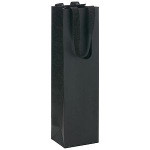 J.Burrows Premium Bottle Bags Black 6 pack