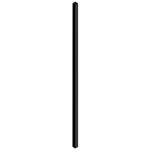 Stilford 4 Way Connector for 1400mm Partition Screen Black